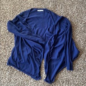 Navy cardigan